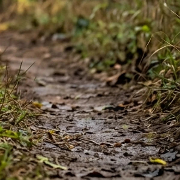 Forest trail, bottom-right corner, after Markless